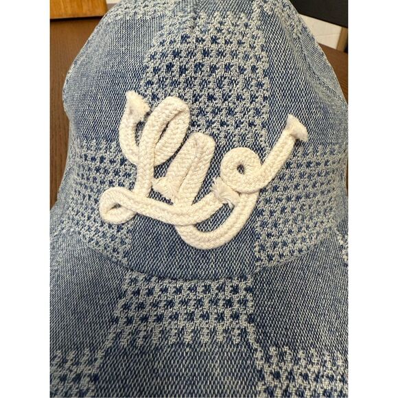 LOUIS VUITTON DAMIER DENIM 3D CAP (m) - Picture 4 of 12